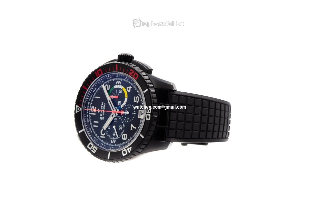 Zenith El Primero Stratos Flyback Mens watch Unisex Automatic Titanium 24.2063.405 21.R515 4