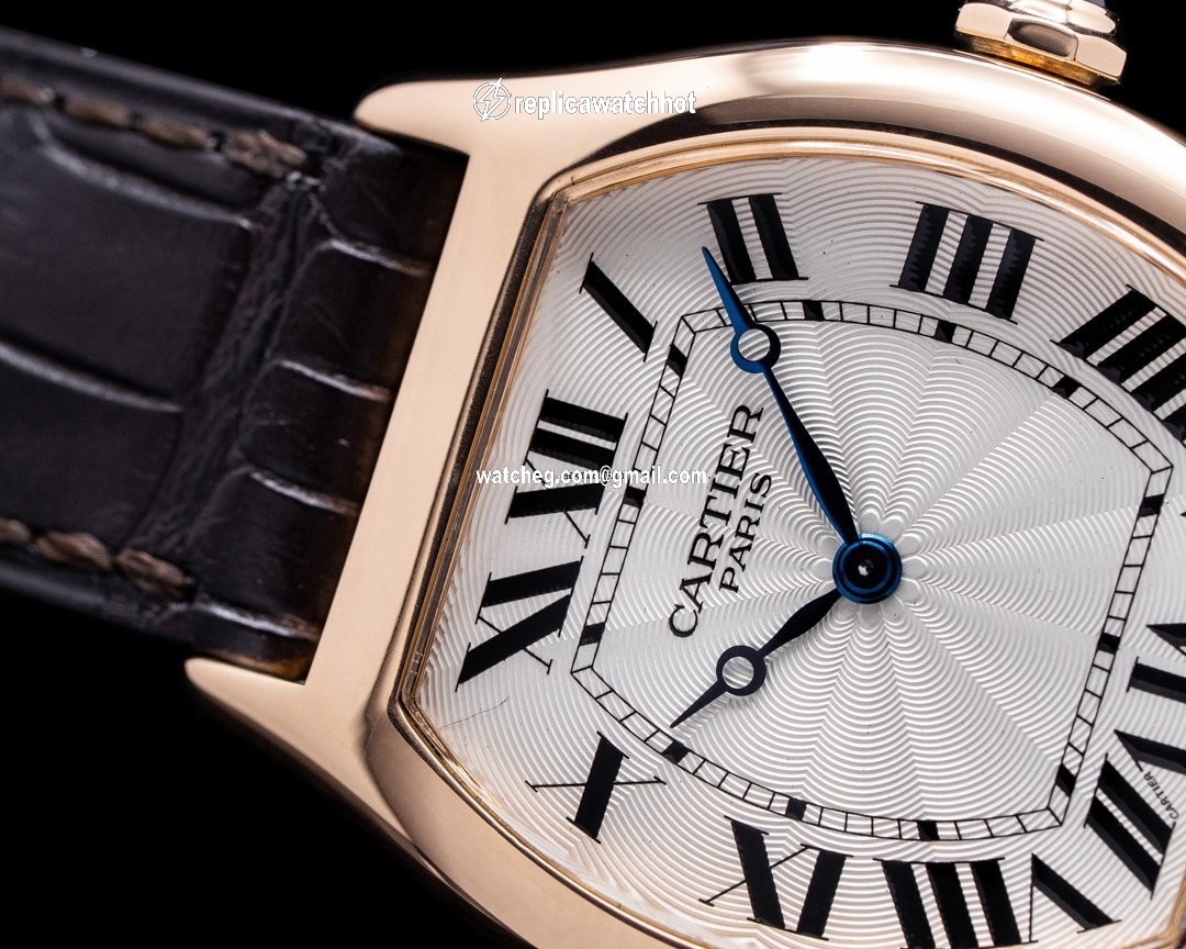 Cartier Tortue Mens watch Unisex Manual winding Yellow gold 2496C 4