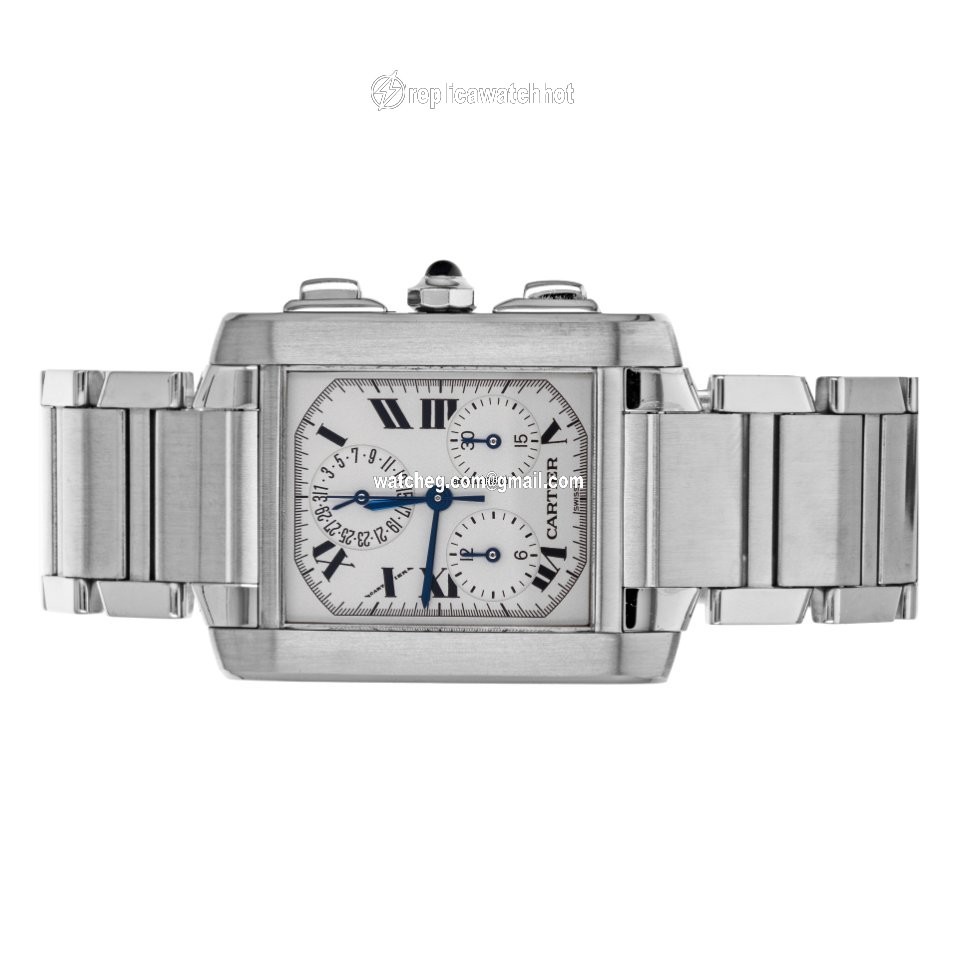 Cartier Tank Francaise Mens watch Unisex Quartz Steel W51001Q3  2303 4