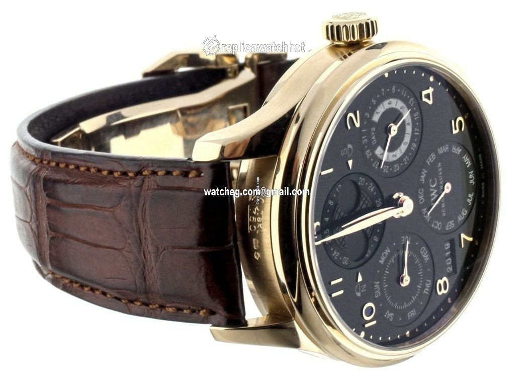 IWC Portuguese Perpetual Calendar Mens watch Unisex Automatic Rose gold IW5032-02 4