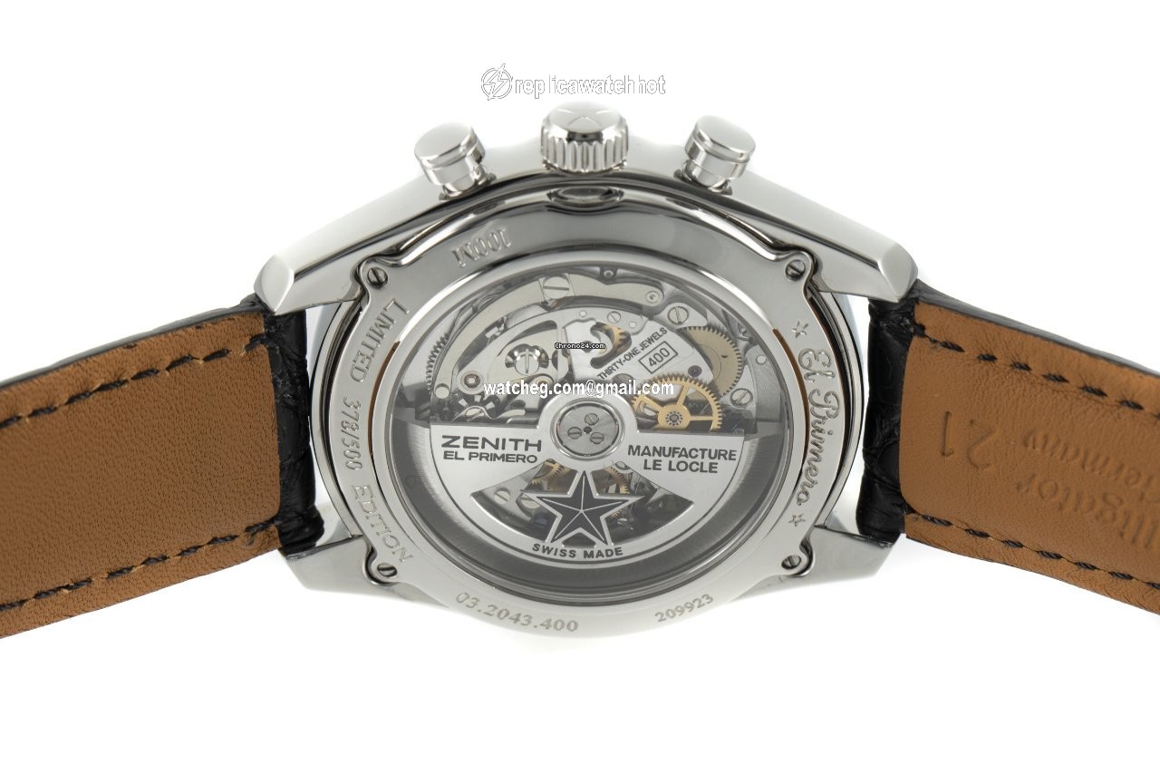Zenith El Primero 36000 VpH Mens watch Unisex Automatic Steel 03.2043.400 4