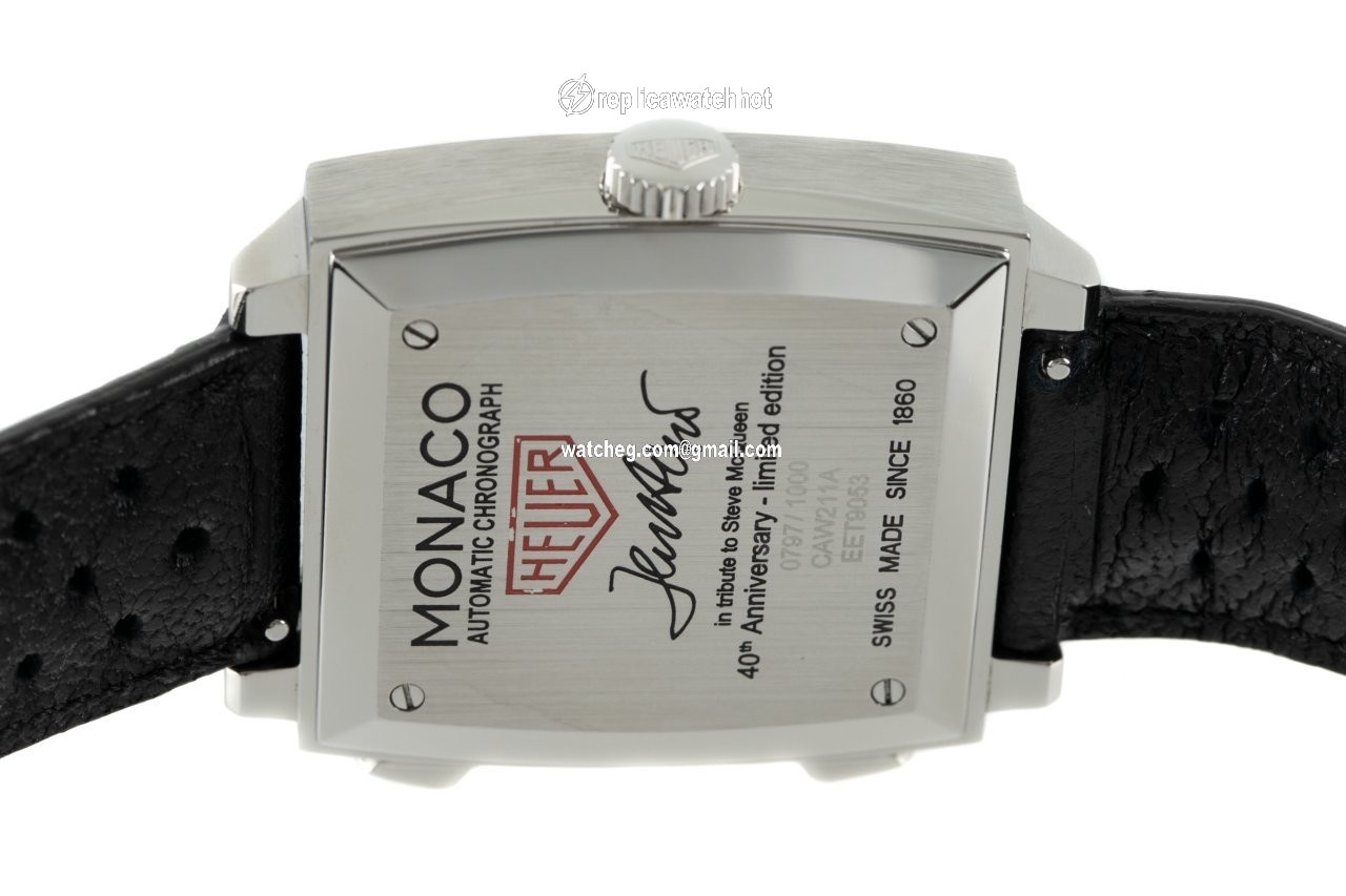 TAG Heuer Monaco Calibre 11 Mens watch Unisex Automatic Steel CAW211A 4