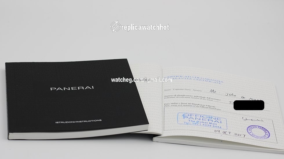 Panerai Luminor 1950 3 Days GMT Automatic Mens watch Unisex Automatic Steel PAM 00329 4