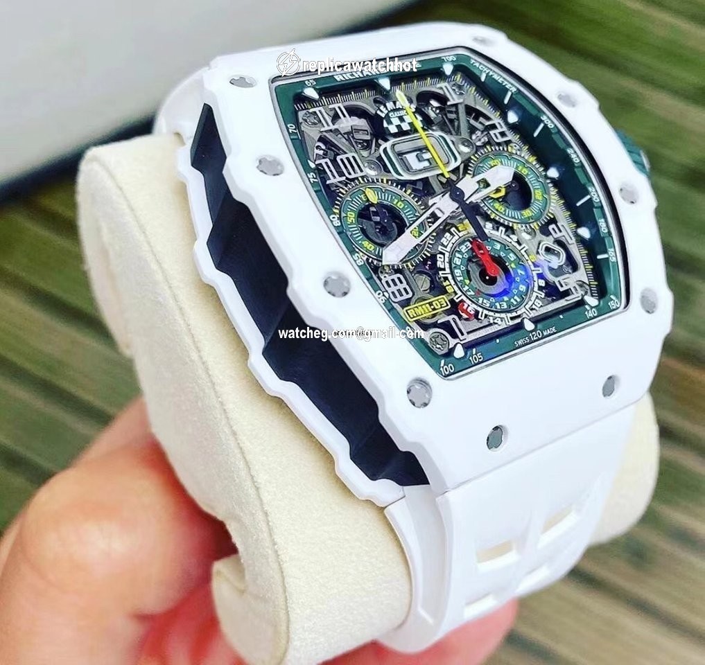 Richard Mille RM 011 Mens watch Unisex Automatic Ceramic Richard Mille Le Mans Classic Automatic Flyback Chronograph RM11 03 4