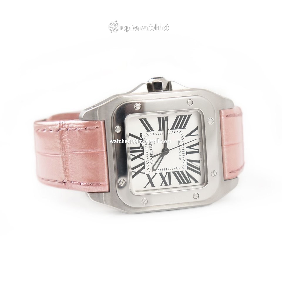 Cartier Santos 100 Womens watch Automatic Steel W20126X8 4