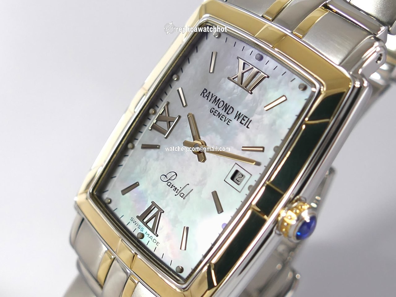 Raymond Weil Parsifal Mens watch Unisex Quartz Gold Steel 9340-STG-00907 4
