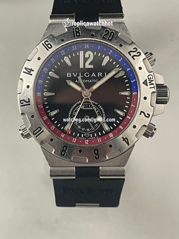 Bulgari Diagono Mens watch Unisex Automatic Steel GMT40S 4