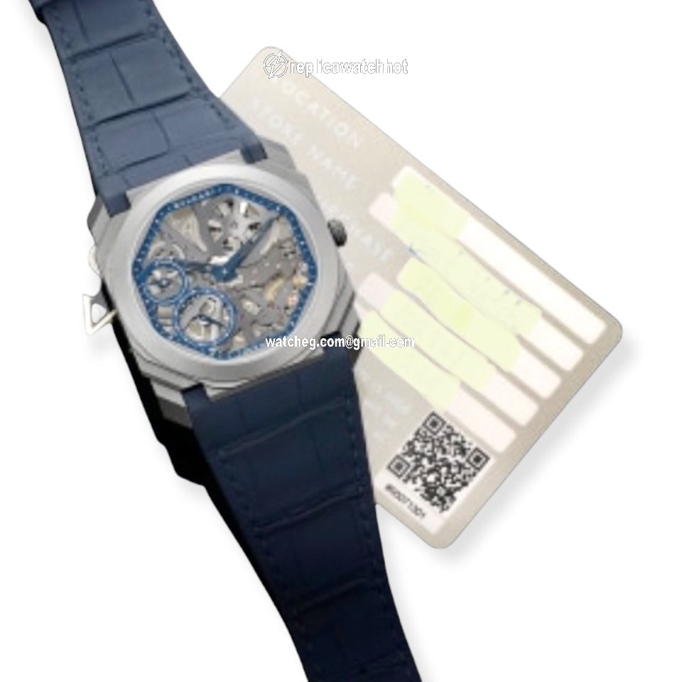 Bulgari Octo Mens watch Unisex Manual winding Titanium 102941 4