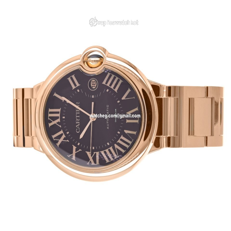 Cartier Ballon Bleu 42mm Mens watch Unisex Automatic Rose gold W6920036  2999 4