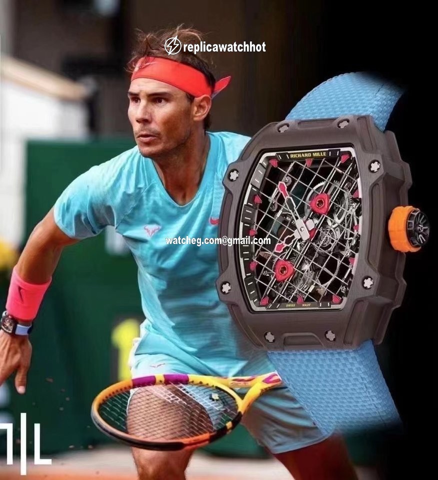 Richard Mille RM 027 Mens watch Unisex Automatic Richard Mille Rafael Nadal RM 27-04 Tourbillon TitaCarb Limited to 50pcs Worldwide 4