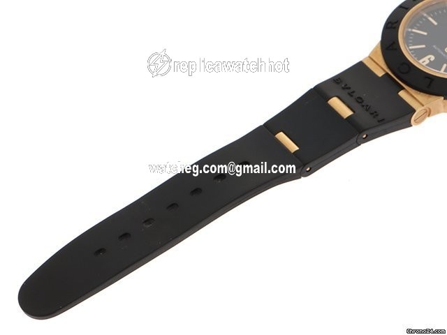 Bulgari Diagono Mens watch Unisex Automatic Yellow gold AL38G 4