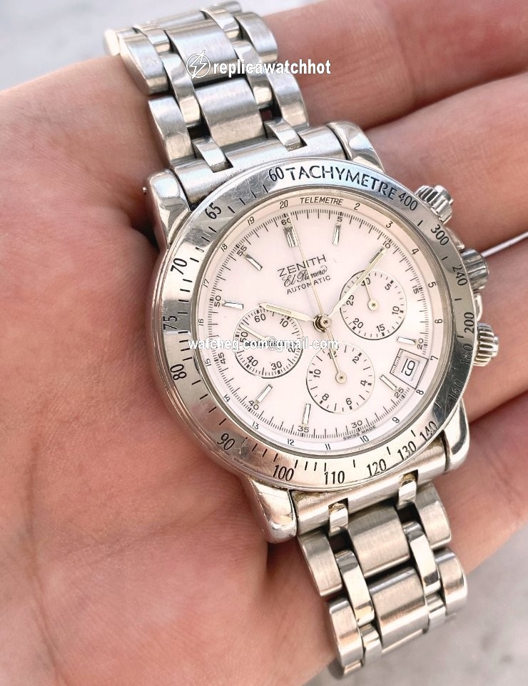 Zenith El Primero Chronograph Mens watch Unisex Automatic Steel 01-0460-400 4