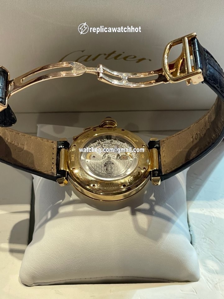 Cartier Pasha Mens watch Unisex Automatic Yellow gold 2392 4