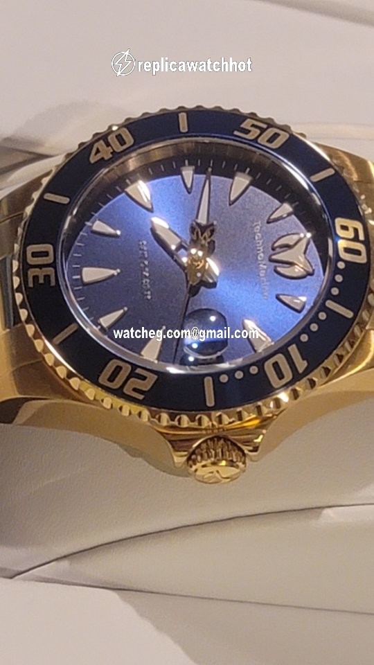 Technomarine Mens watch Unisex Automatic Gold Steel TM-219083 4