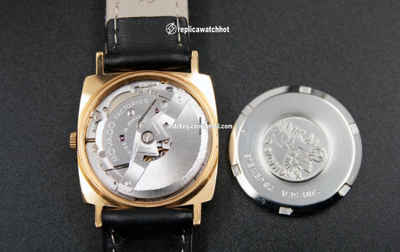 Movado Kingmatic Mens watch Unisex Automatic Gold Steel 389 615 518 4