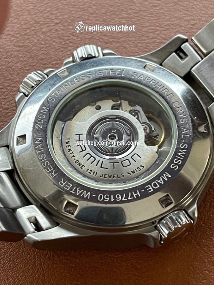 Hamilton Khaki Navy Mens watch Unisex Automatic Steel H77615133 4