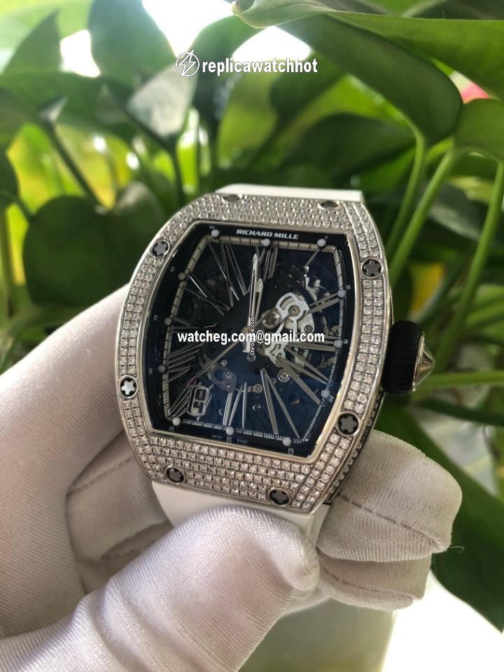 Richard Mille Mens watch Unisex Automatic White gold RM 023 4