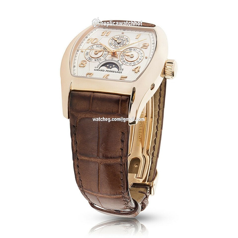 Girard Perregaux Richeville Mens watch Unisex Automatic Rose gold 2722 4