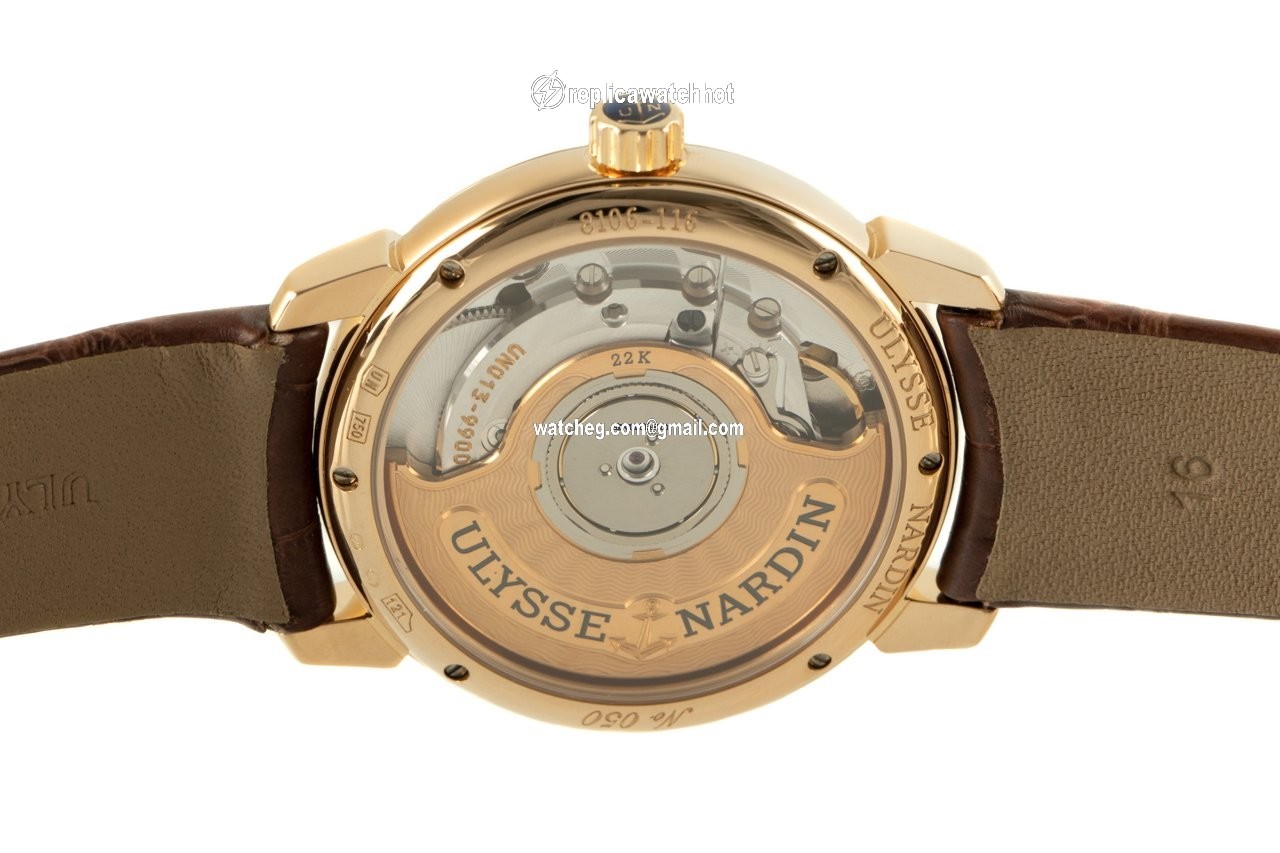 Ulysse Nardin Classico Womens watch Automatic Yellow gold 8106-116 4