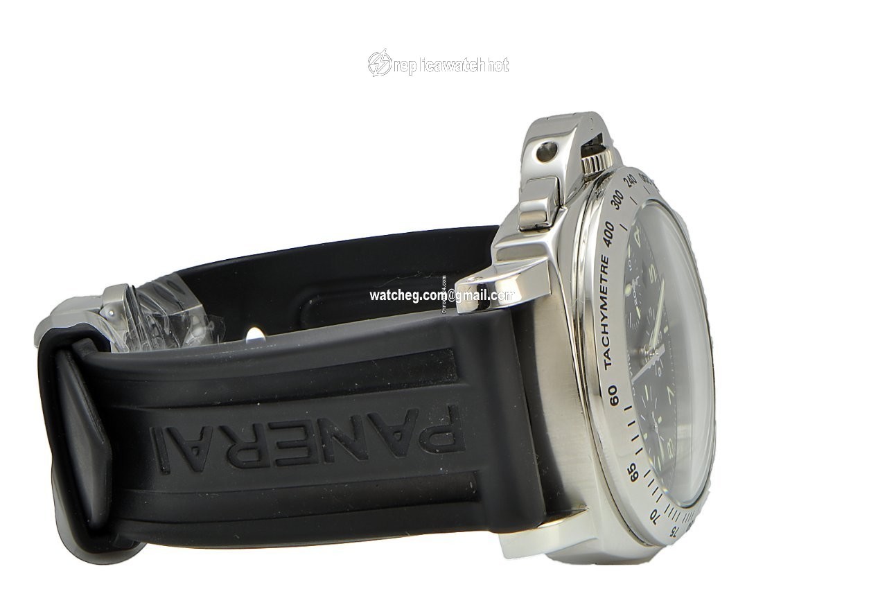 Panerai Luminor Chrono Mens watch Unisex Automatic Steel Pam196 Pam00196 4