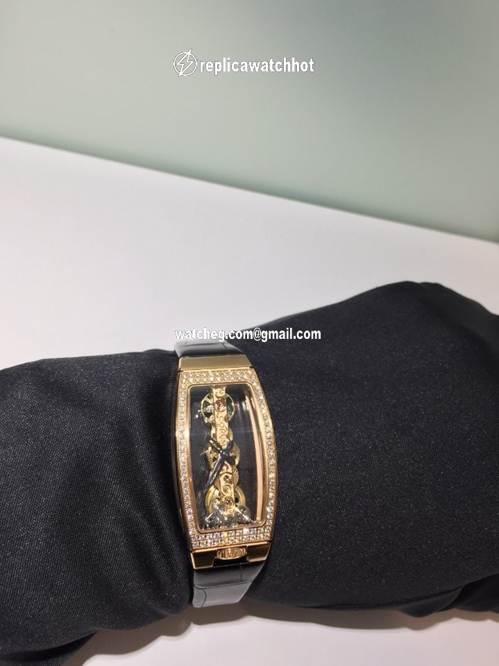 Corum Miss Golden Bridge Womens watch Manual winding Rose gold B113 00824 - 113.102.85 0001 0000 4