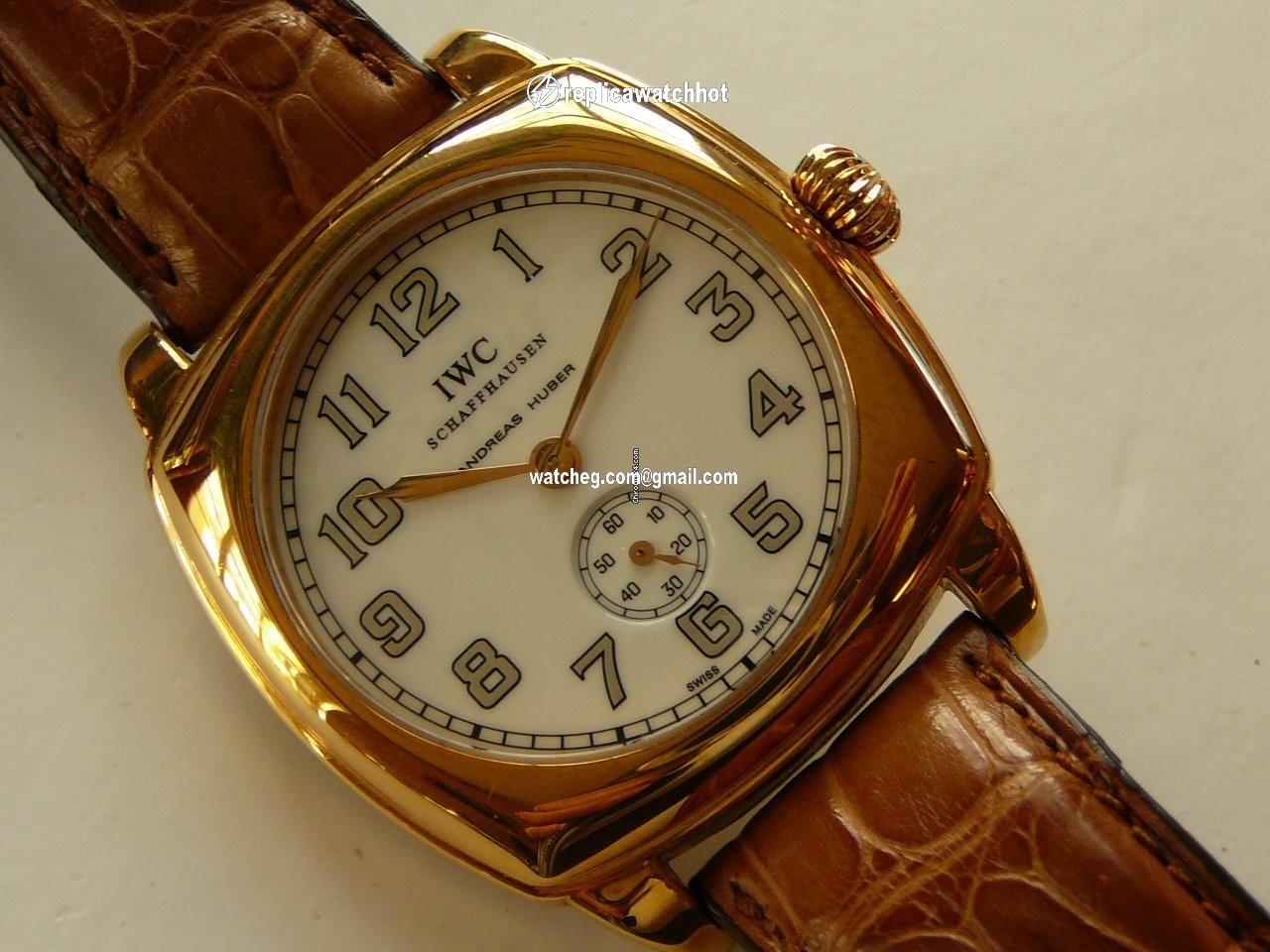 IWC Mens watch Unisex Manual winding Red gold 2555-01 4