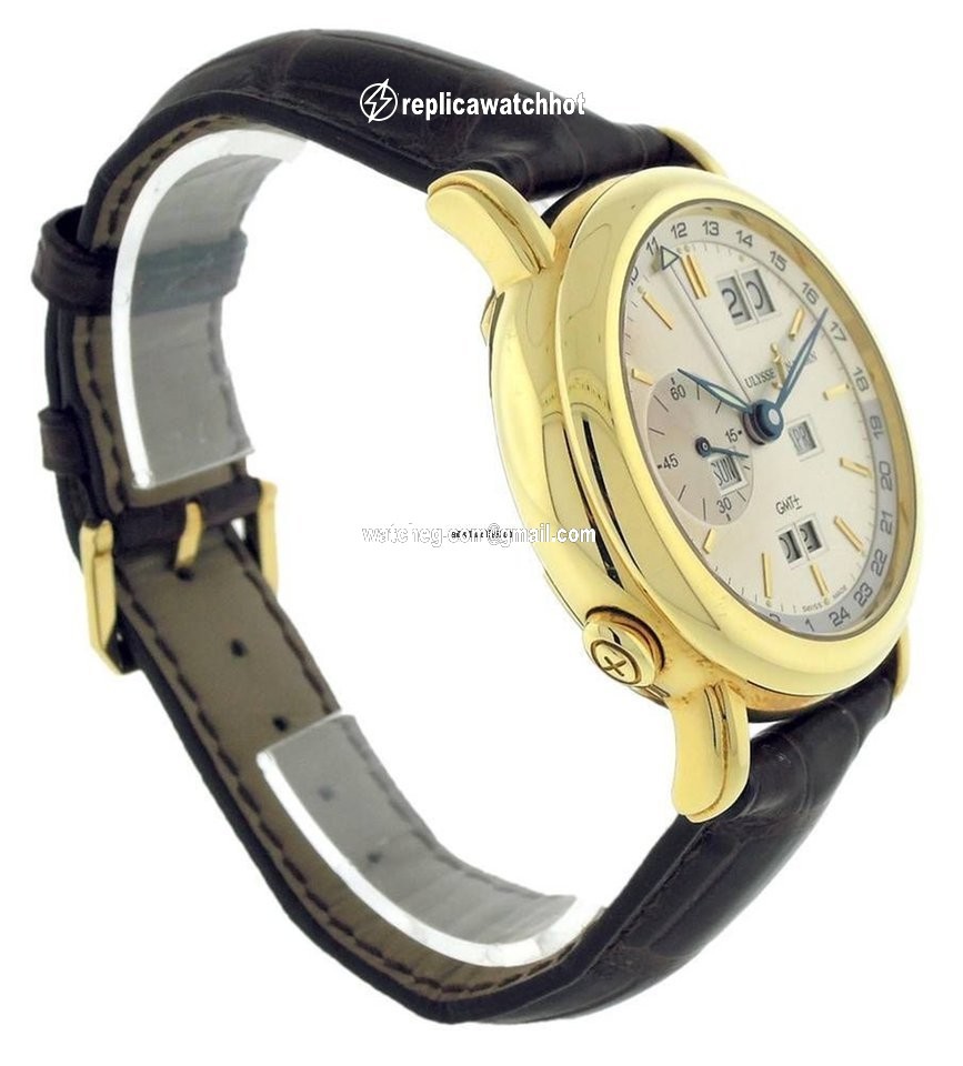 Ulysse Nardin GMT + - Perpetual Mens watch Unisex Automatic Yellow gold 321-22-31 4