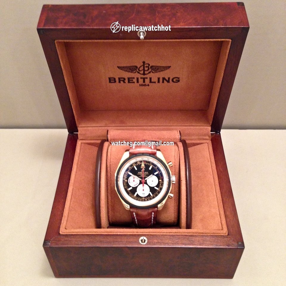 Breitling Chrono-Matic 49 Mens watch Unisex Automatic Red gold R1436002 B923 4