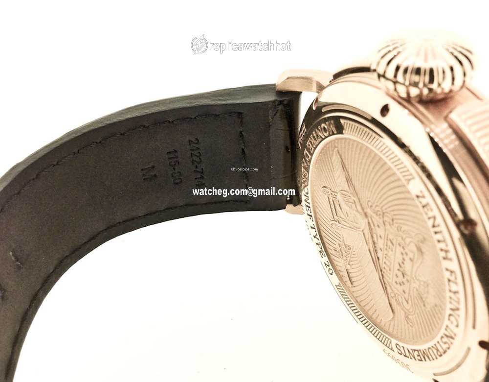 Zenith Pilot Type 20 Tourbillon Mens watch Unisex Automatic Rose gold 22.2430.4035 29C714 4