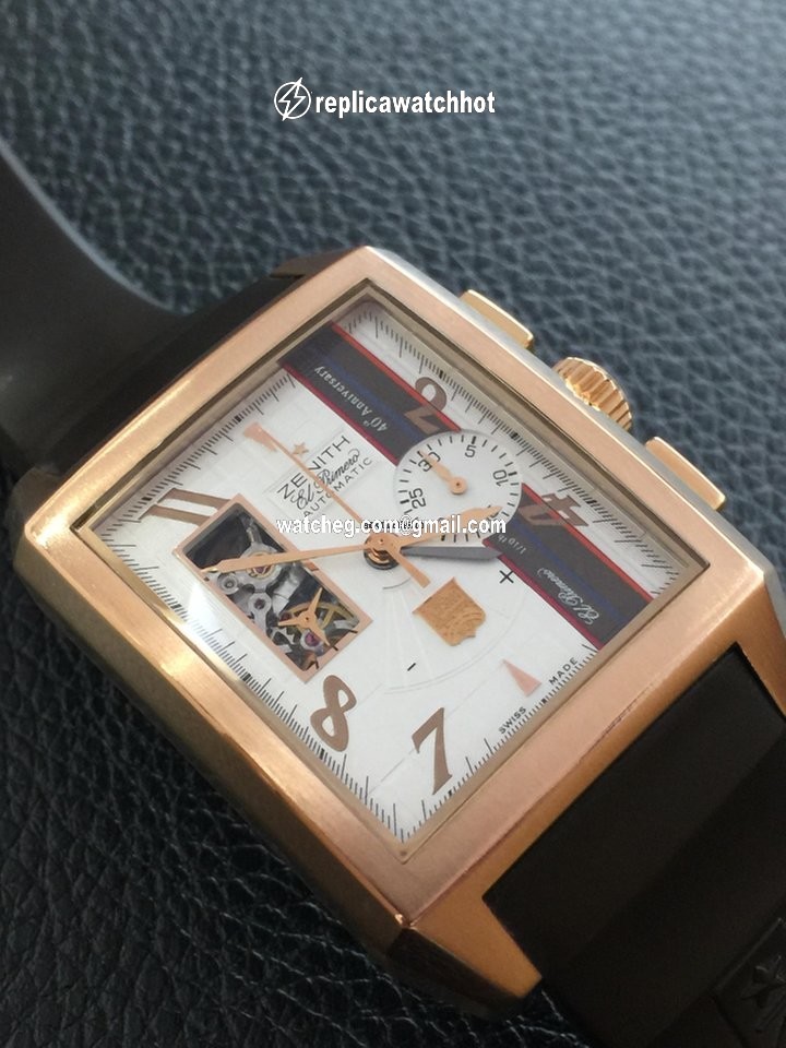 Zenith Mens watch Unisex Automatic Rose gold 18 0550 4021 4