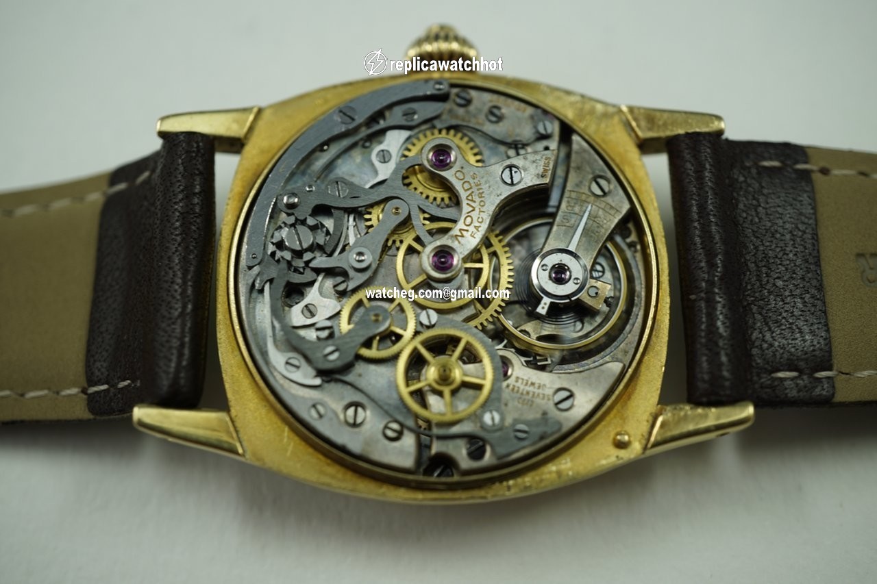 Movado Mens watch Unisex Manual winding Yellow gold 147 4