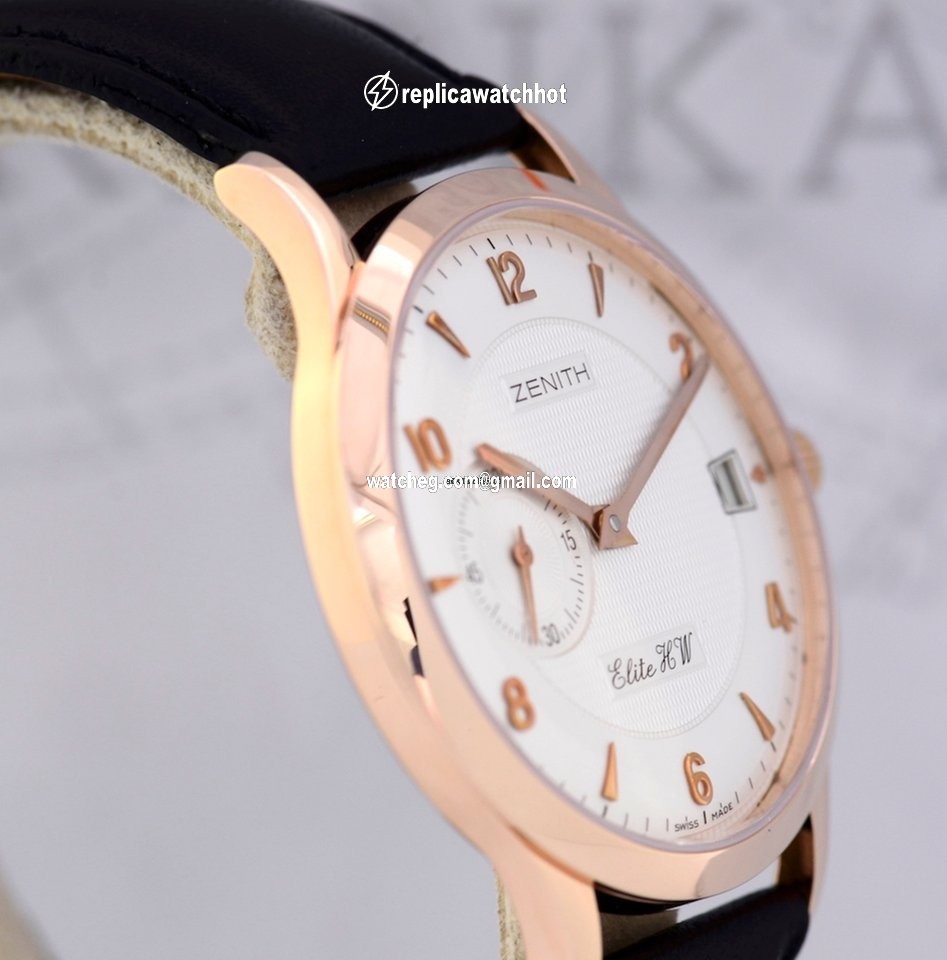 Zenith Elite Mens watch Unisex Manual winding Rose gold 17-1125-680 4