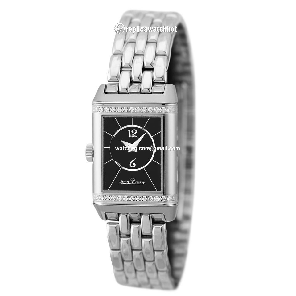 Jaeger-LeCoultre Reverso Classic Small Duetto Womens watch Manual winding Steel Q2668130 or 2668130 4