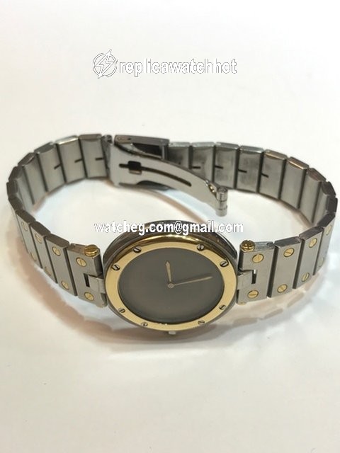 Cartier Santos Mens watch Unisex Quartz Gold Steel AC 14,90g or 0.750 2.80gr 4