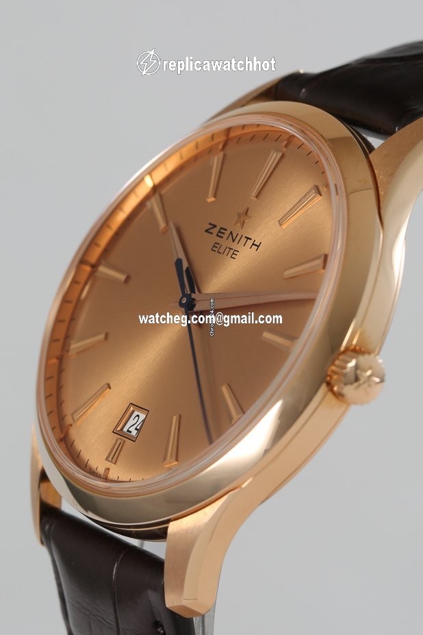 Zenith Captain Central Second Mens watch Unisex Automatic Rose gold 18.2020.670 4