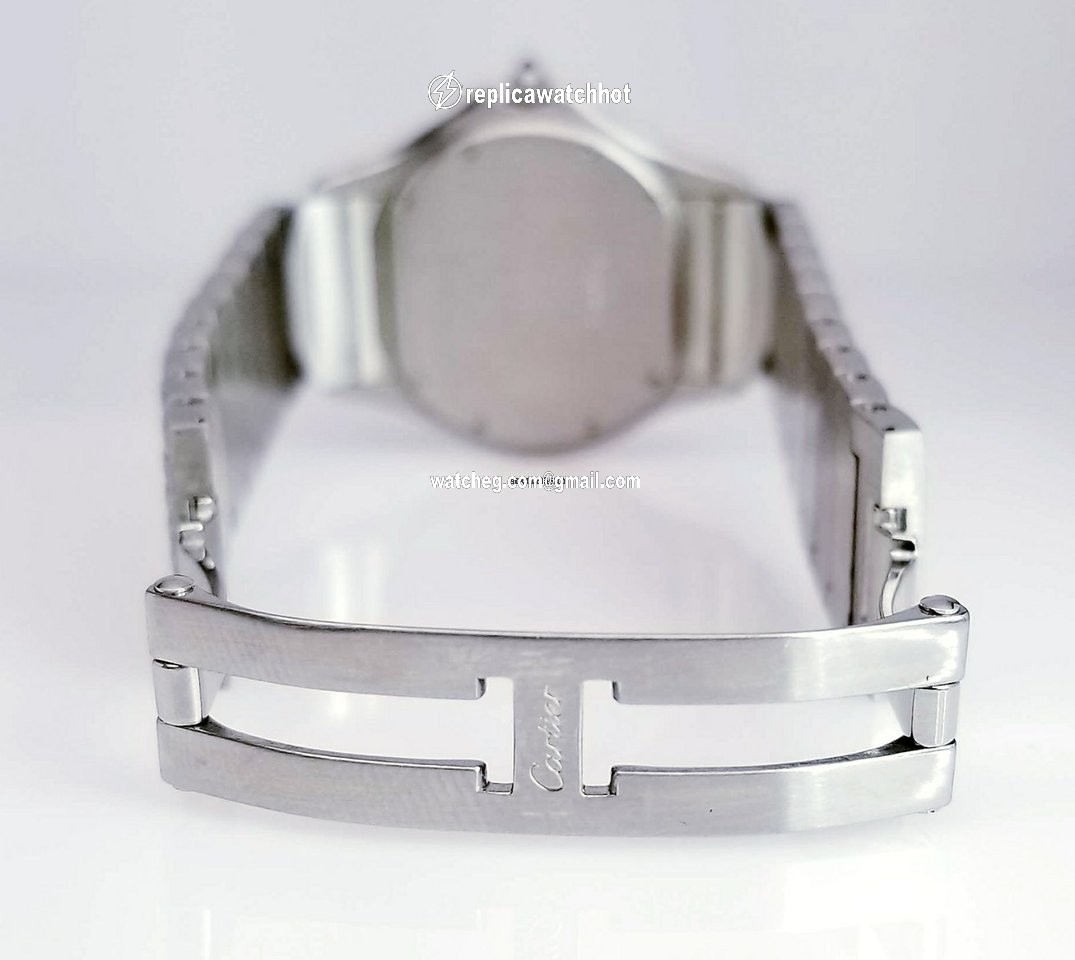 Cartier Cougar Mens watch Unisex Quartz Steel 987904C 4