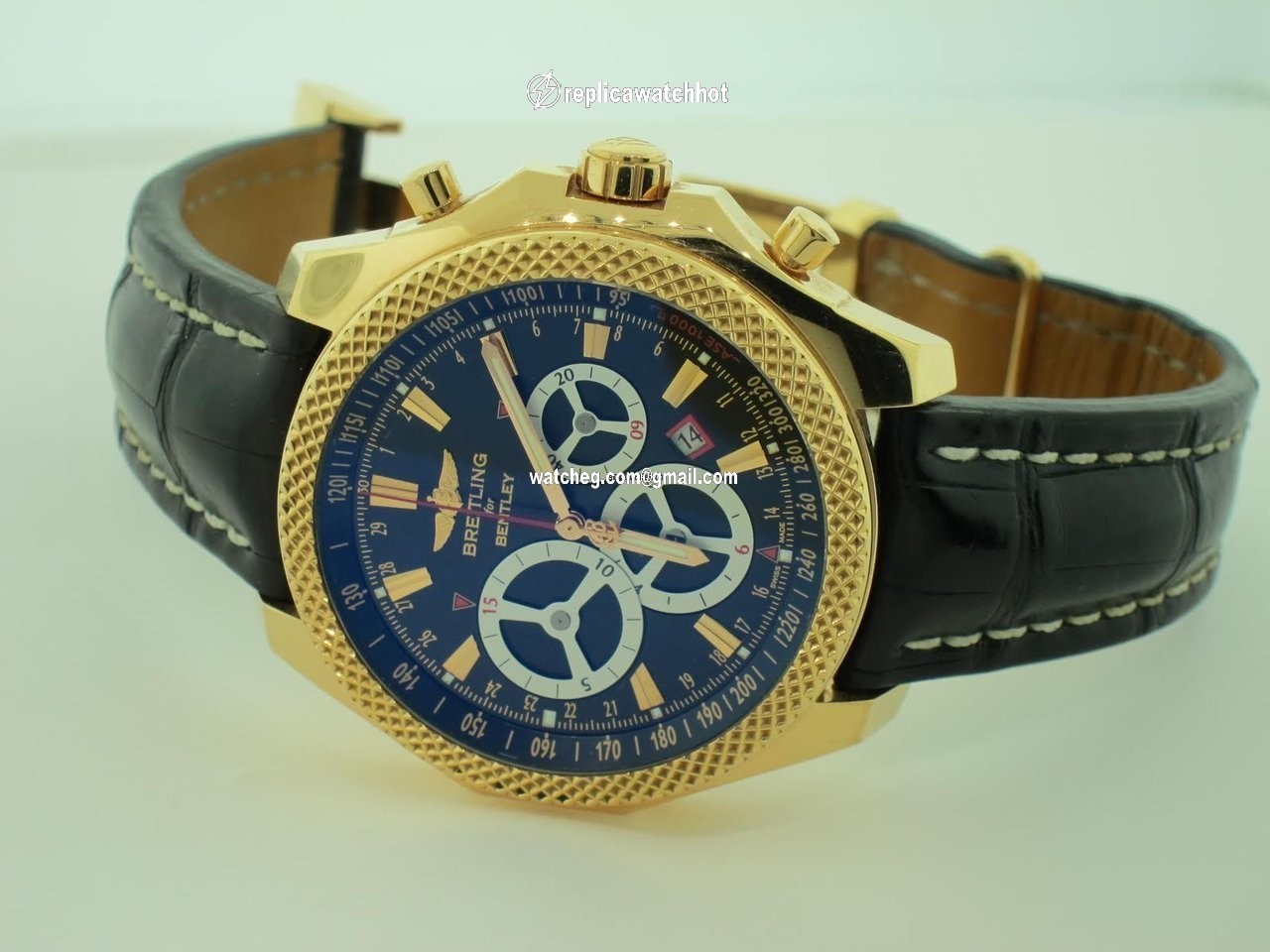 Breitling Bentley Barnato Mens watch Unisex Automatic Rose gold R25366 4