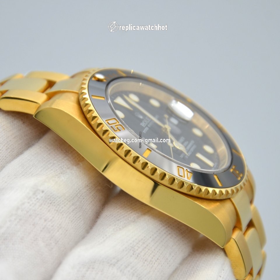 Rolex Submariner Date Mens watch Unisex Yellow gold Automatic 116618 4