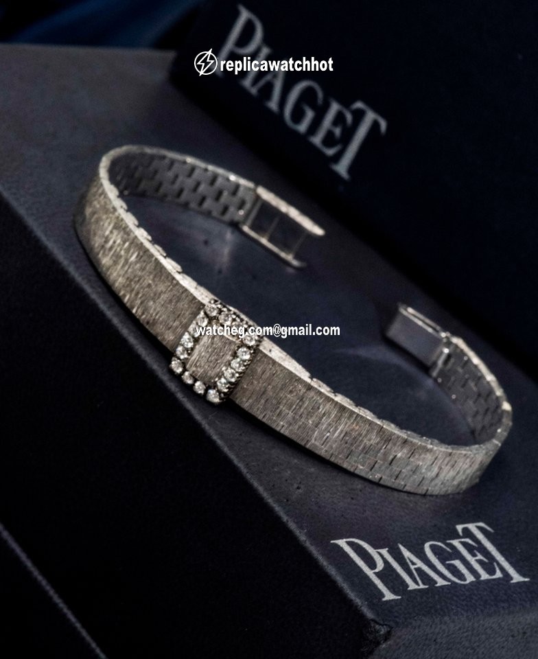 Piaget Womens watch Manual winding White gold 1960s Piaget Concealed Dial Diamond Set 18KT White Gold Ladi 4