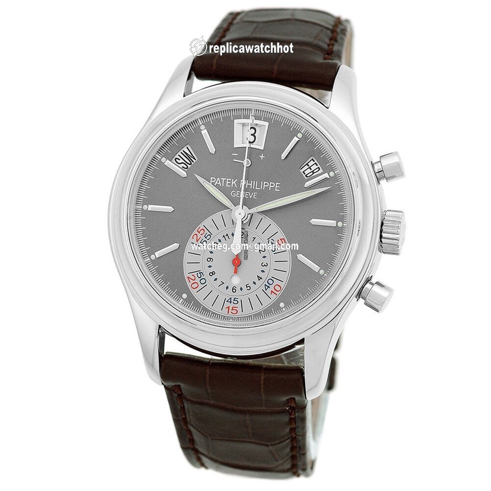 Patek Philippe Annual Calendar Chronograph Mens watch Unisex Automatic Platinum 5960 4