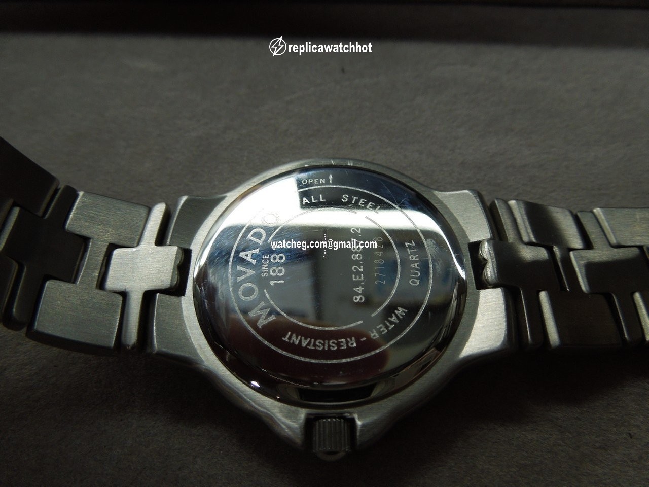 Movado Mens watch Unisex Quartz Steel Movado 84.E2.0887 4