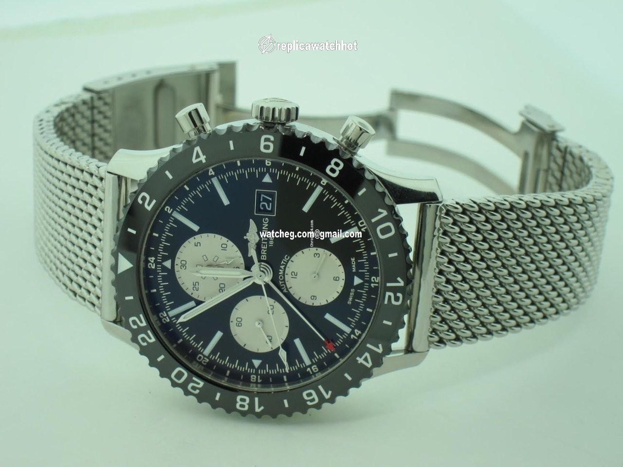 Breitling Chronoliner Mens watch Unisex Automatic Steel Y2431012 4
