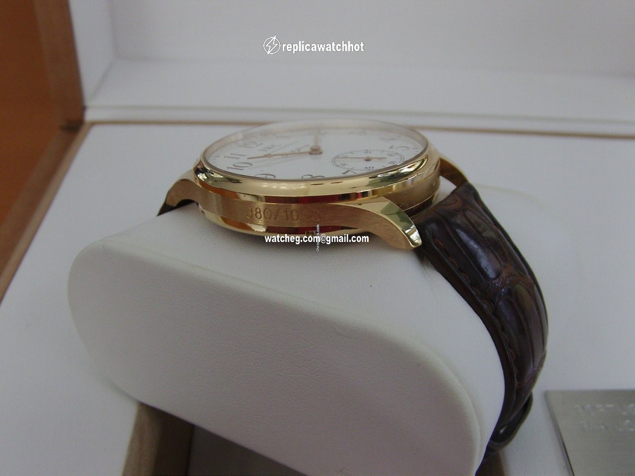 IWC Portuguese Hand-Wound Manual winding Red gold IW5442-01 4