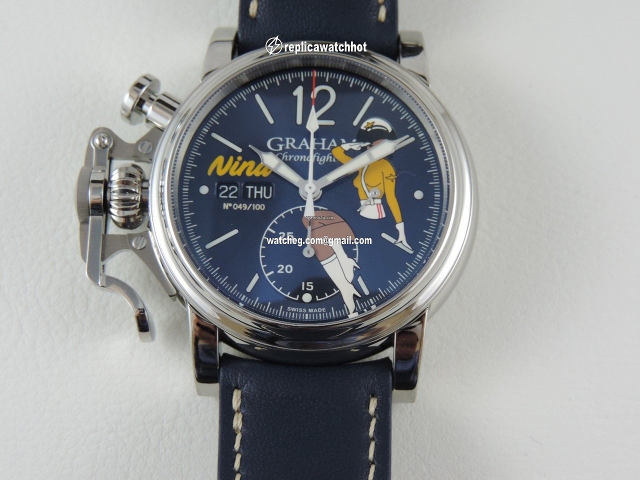 Graham Chronofighter Mens watch Unisex Automatic Steel 2CVAS.U04A.L129S 4