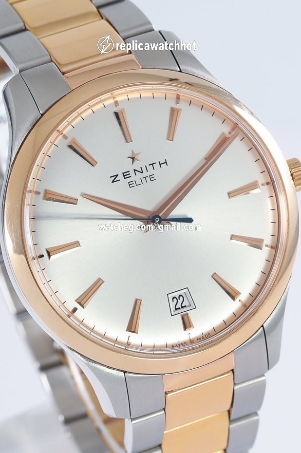 Zenith Captain Central Second Mens watch Unisex Automatic Gold Steel 51.2020.670 01.M2020 4