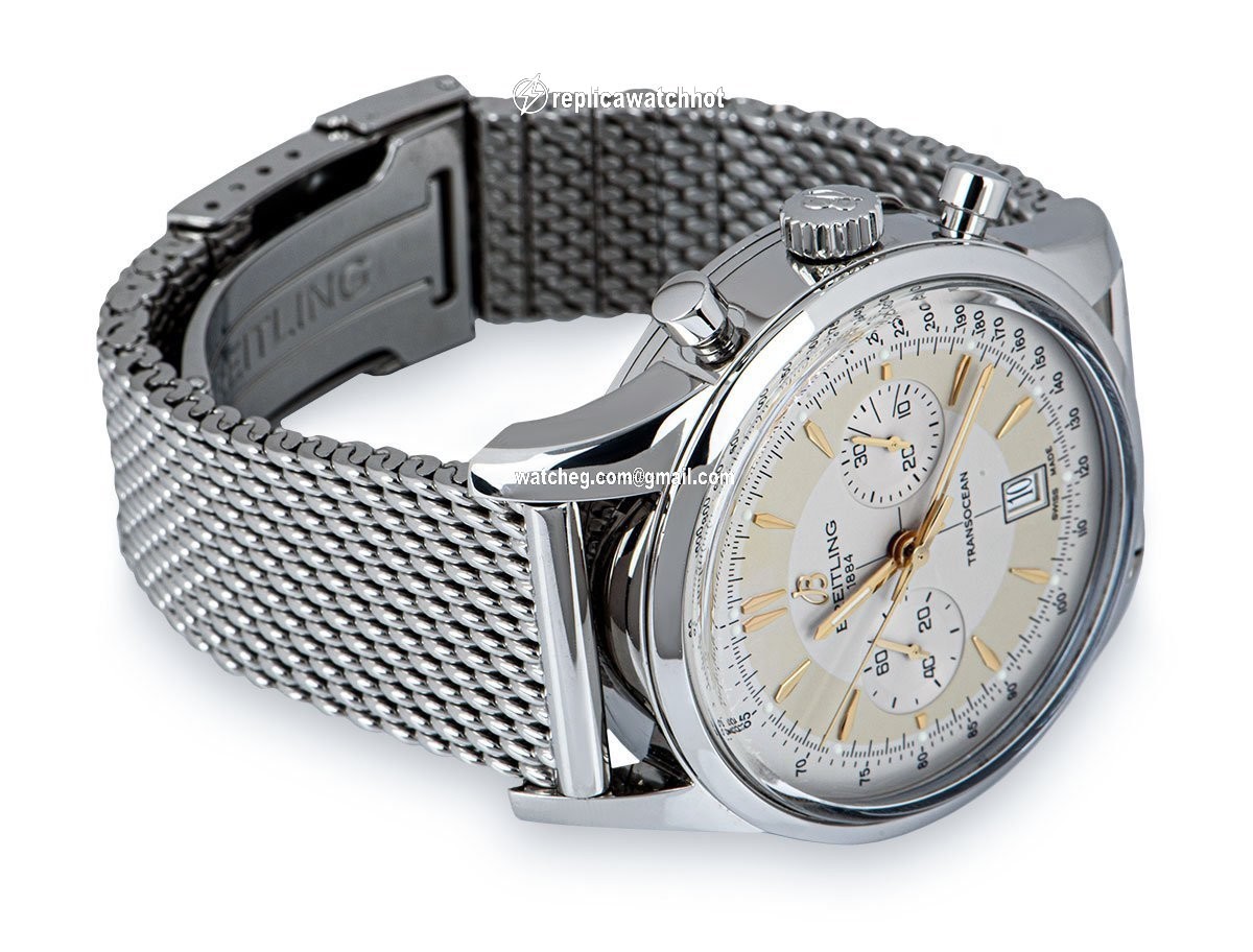 Breitling Transocean Mens watch Unisex Automatic Steel AB015412 G784 154A 4