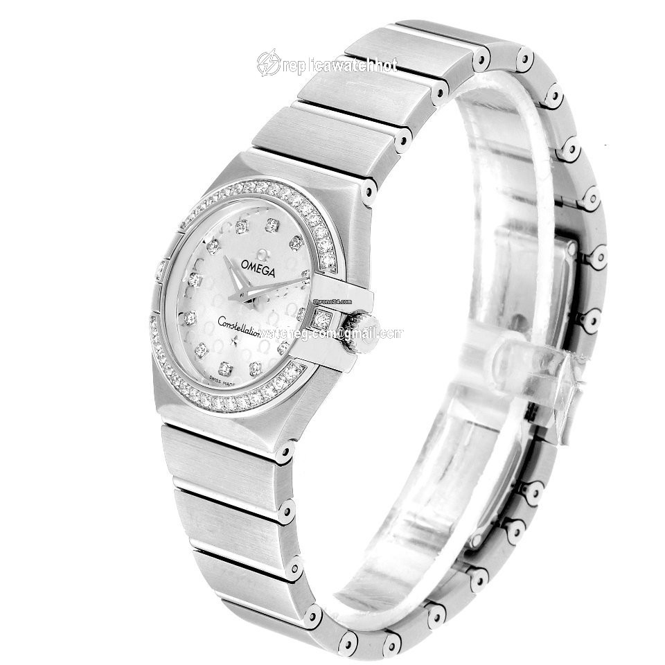 Omega Constellation Quartz Womens watch Quartz Steel 123.15.27.60.52.001 4