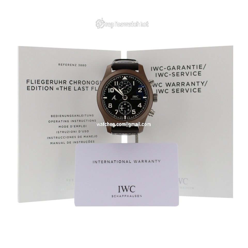 IWC Pilot Chronograph Mens watch Unisex Automatic Ceramic IW388004 4