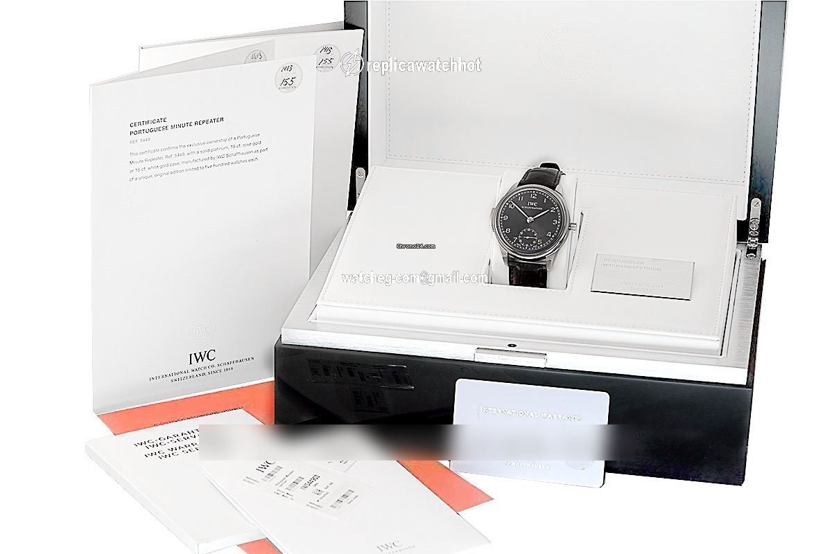 IWC Portuguese Minute Repeater Manual winding White gold IW544903 4