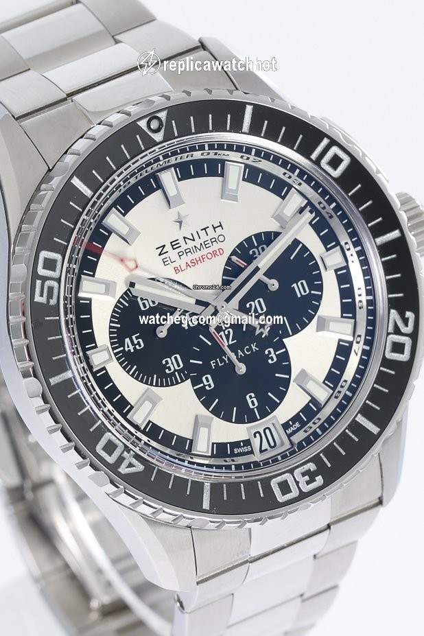Zenith El Primero Stratos Flyback Mens watch Unisex Automatic Steel 30.2062.405 4